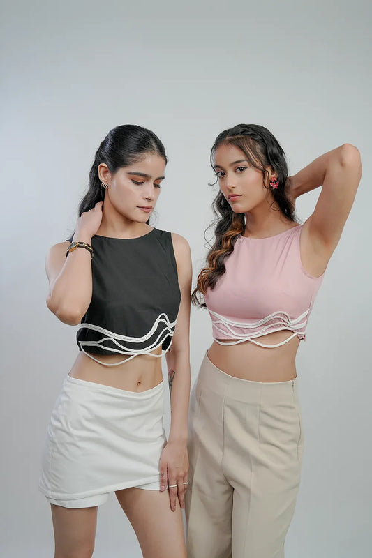 Vibe Wave Crop Top