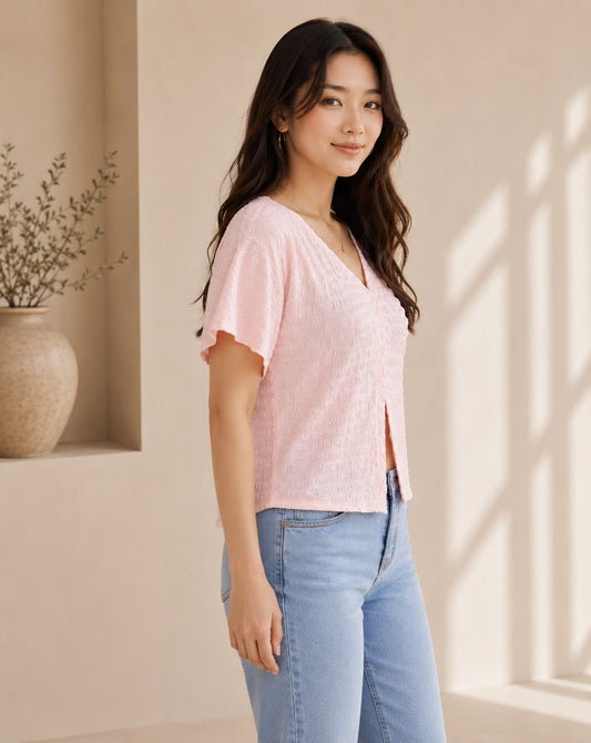 Blush Pink Top