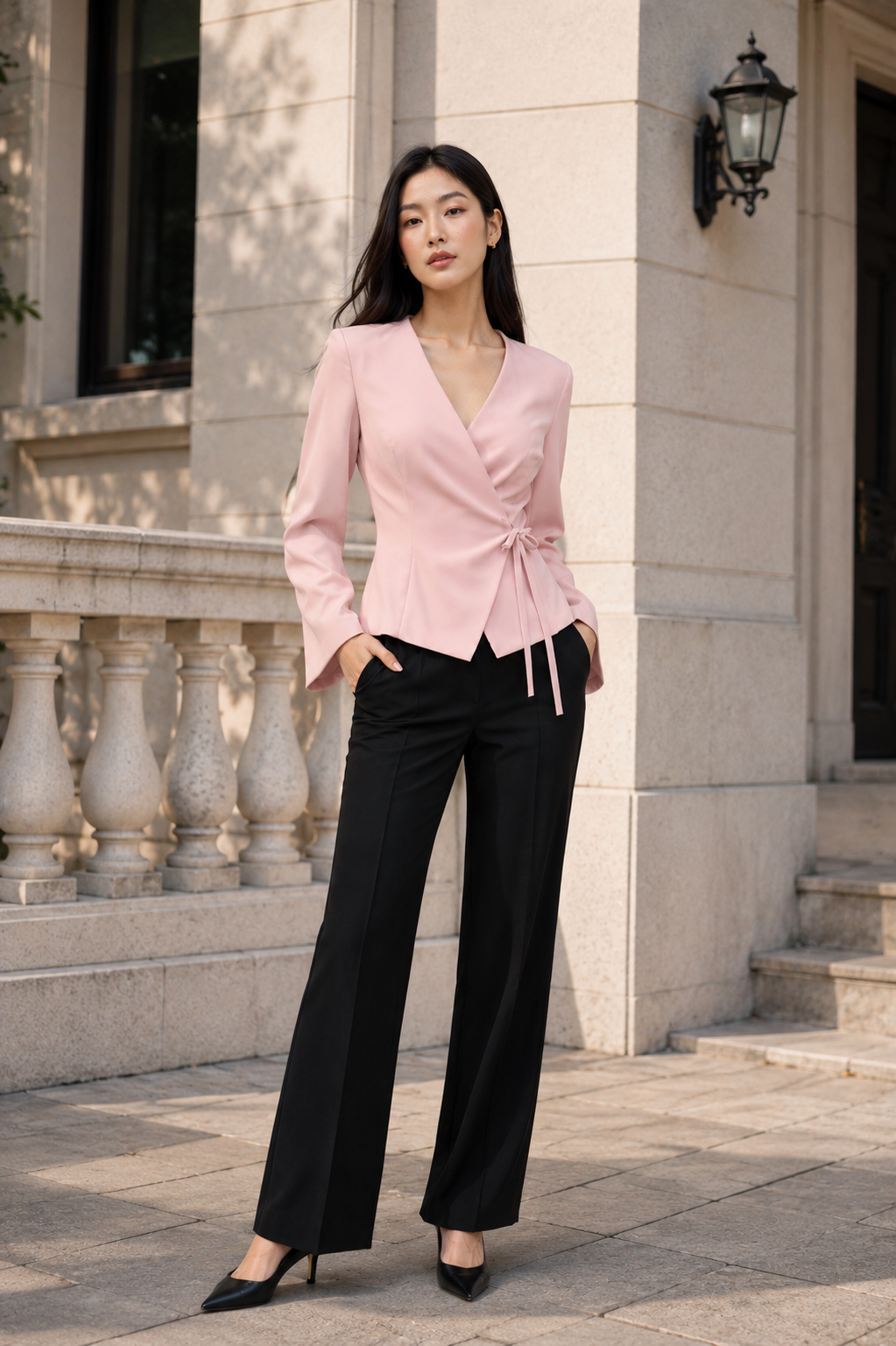 Wrap Tie Top
