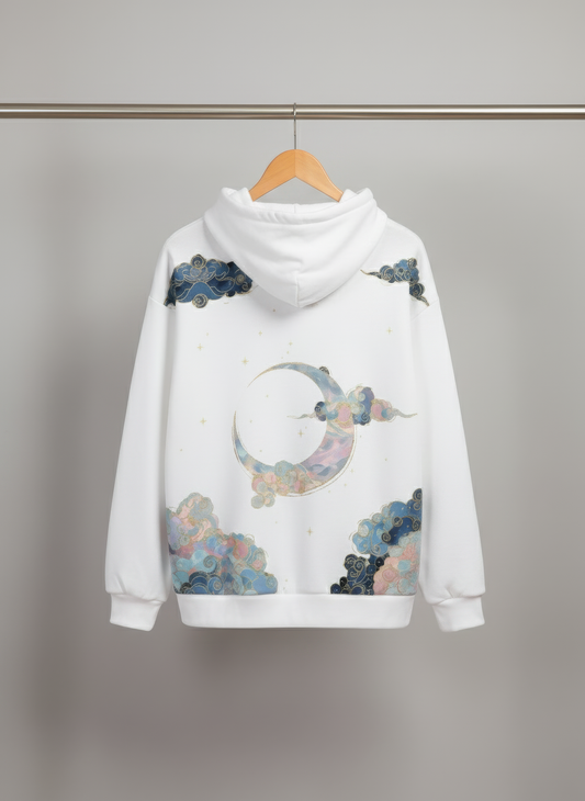 Clouded Relaxed Fit Hoodie