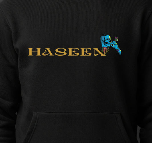 HASEEN Oversized Black Hoodie