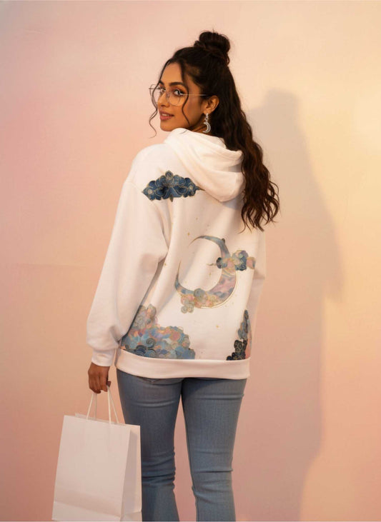 Clouded Relaxed Fit Hoodie