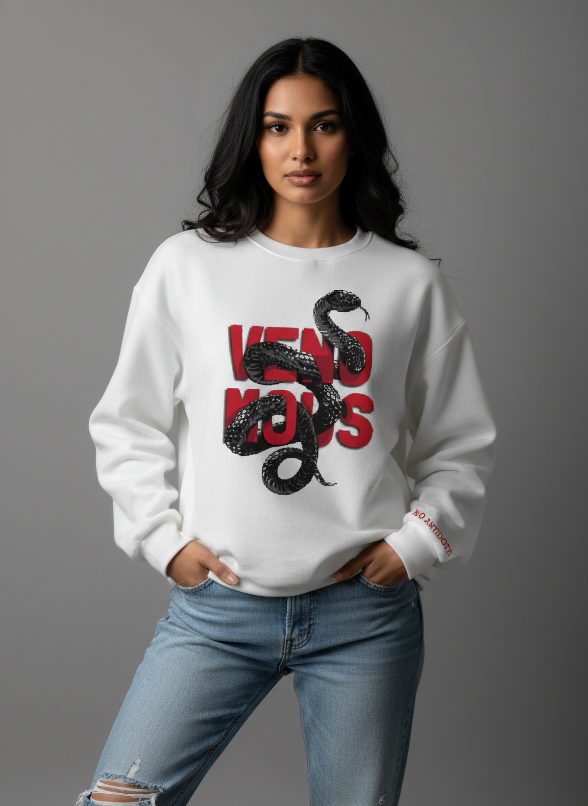 Venomous Snake Oversized Sweatshirt