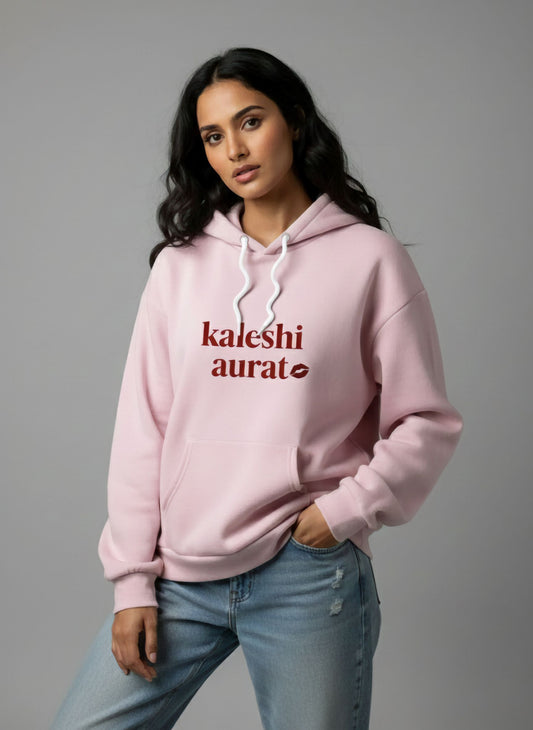 Kaleshi Aurat’ Printed Oversized Hoodie