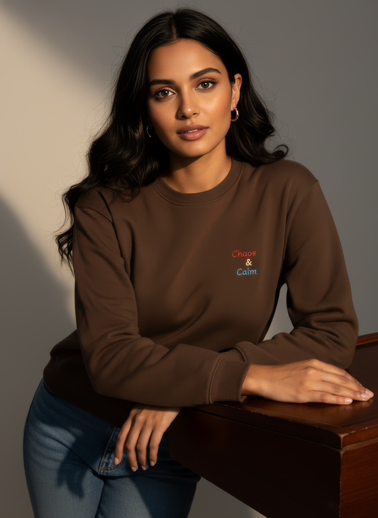Chaos and Calm Relaxed fit Sweatshirt